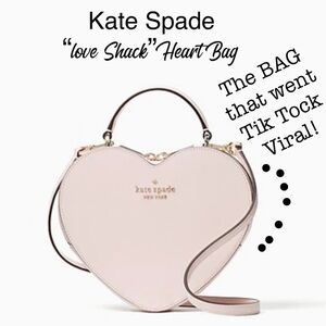 Kate Spade Love Shack Pink Heart Bag Tik Tok